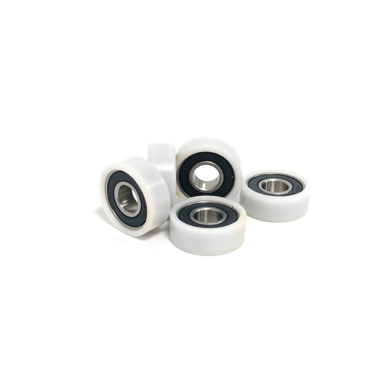 R6-25.4-10 Rulment cu bile de canelură acoperită din plastic